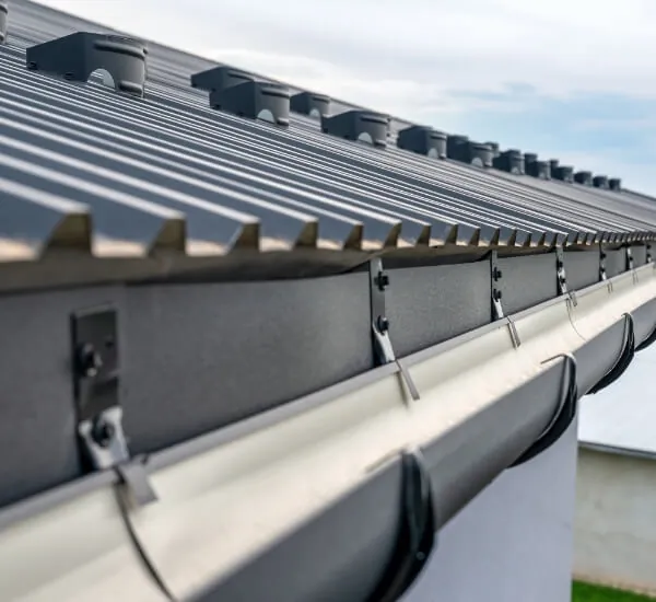 New gutter installation and downpipe replacement on a Melbourne home